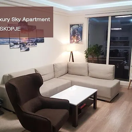 Brownie Luxury Sky Апартаменты Скопье