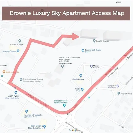 Апартаменты Brownie Luxury Sky